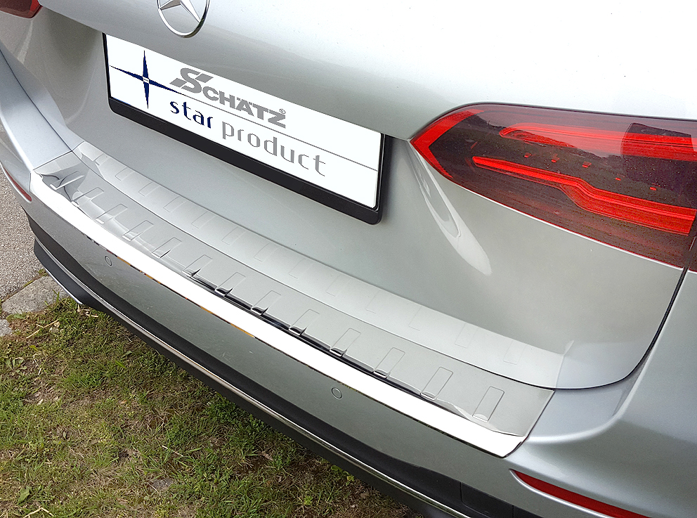 Schätz ® Premium Ladekantenschutz für Mercedes Benz B-Klasse W247 ab 2019  mit Standard-Stoßstange | Schätz Shop