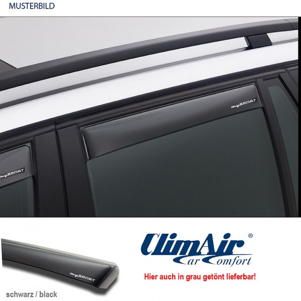 ClimAir Windabweiser schwarz hinten Mercedes E-Klasse ...