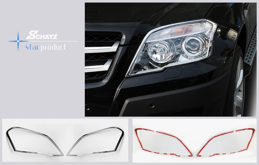 Schätz ® Mercedes-Benz GLK X204  Chrom Rücklichtrahmen bis 06/2012 