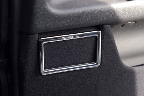 Schätz ® Chrom Aschenbecherumrandung Türen hinten für Mercedes E-Klasse W210