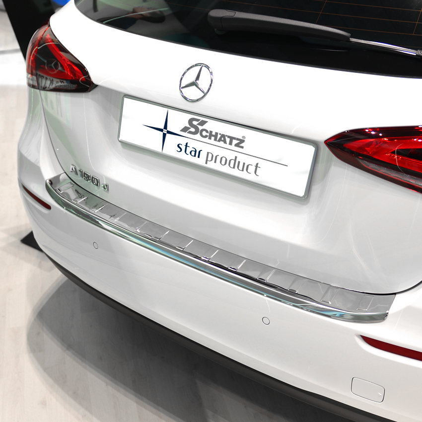 Schätz ® Premium Ladekantenschutz für Mercedes Benz Vito/V-Klasse W447:  Edelstahl Schutz & Eleganz